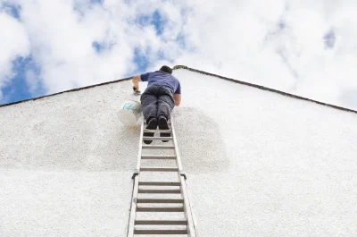 Peinture extérieure à Voissay — façades et ravalement